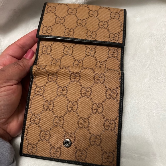 Gucci canvas folio compact wallet - Picture 4 of 6